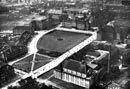 Polizeiamtsgebäude (links oben) am Jovyplatz in Gladbeck, um 1926 - während des Nationalsozialismus Sitz der Geheimen Staatspolizei (Gestapo) am Horst-Wesselplatz / Gladbeck, Stadtarchiv