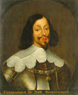 Jan Baptista Floris nach Anselm van Hulle: Ferdinandus III. Imp. Romanorum, l/Lw.; 73,5 x 60,5 cm. Mnster, Friedenssaal