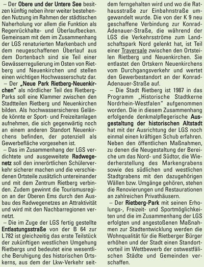 Maßnahmen der LGS 2008 und ihre nachhaltige Bedeutung