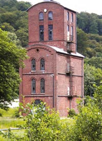 Denkmal ''Essigturm'' auf dem ehemaligen Degussa-Gelände