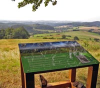 Panoramatafel bei Dörentrup