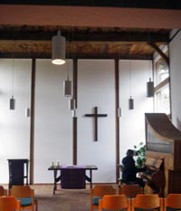 Heutiger Gottesdienstraum im Friedenshaus