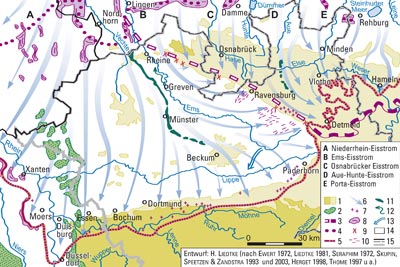 Elster- und Saale-Eisrand in Westfalen