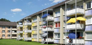 Innenstädtischer modernisierter Mietwohnungsbau – das Wohnviertel Stolper Weg
