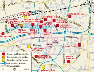 Kunst- und Kultureinrichtungen sowie bauliche Großvorhaben in Dortmund 2010 Kunst- und Kultureinrichtungen sowie bauliche Großvorhaben in Dortmund 2010