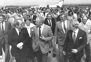Eröffnung der Startbahn Ruhrgebiet am 28. Juni 1983