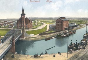 Das Dortmunder Hafenamt um 1900