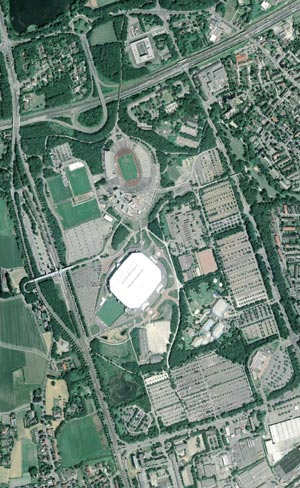 Arena-Park in Gelsenkirchen-Schalke