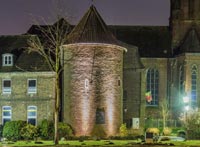 Illumination des Stadtturms in Isselburg