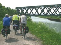 Radfahren am Kanal