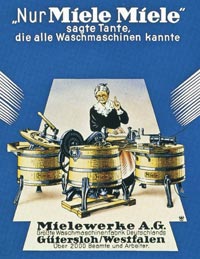Das berühmte Miele-Werbeplakat von 1927