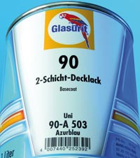 Markenzeichen für Glasurit-Farben der BASF Coatings GmbH ist der Papagei