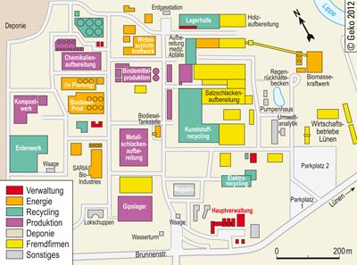 Standortübersicht Lippewerk