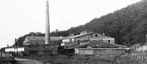 Marsberger Glasfabrik um 1935