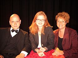 Das Trio Gerd Buurmann, Isabel Rohner und Nikola Müller