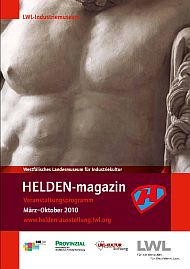 Deckblatt des Programmheftes HELDEN-magazin
