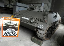 Der HS30 sorgte im Zuge der Aufstellung der Bundeswehr in den 1950er Jahren für Schlagzeilen. In der Henrichshütte wurde das Gehäuse produziert.