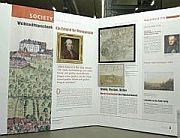 Innenansicht der Ausstellung Henrichs Hütte.