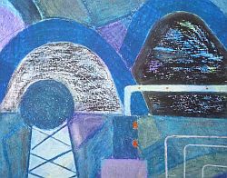 Eine Arbeit von Brigitte Kremer aus der Ausstellung